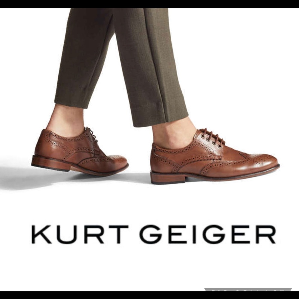 Men’s Kurt Geiger Leather Dress Shoes Size 42 (US 9)